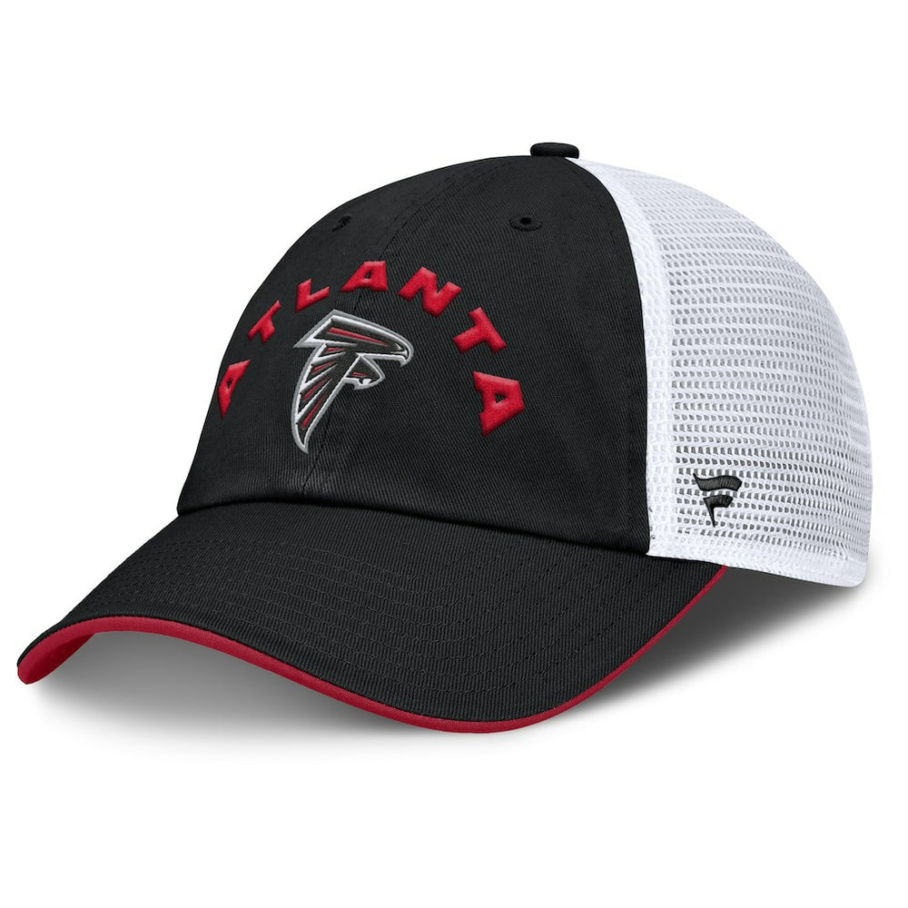 Atlanta Falcons Reverse Trucker Adjustable Hat Black/White | Fanatics