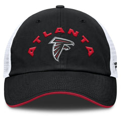 Atlanta Falcons Reverse Trucker Adjustable Hat Black/White | Fanatics