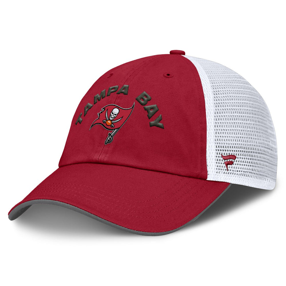 Tampa Bay Buccaneers Reverse Trucker Adjustable Hat Red/White | Fanatics