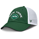 New York Jets Reverse Trucker Adjustable Hat Green/White | Fanatics