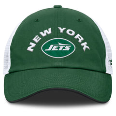 New York Jets Reverse Trucker Adjustable Hat Green/White | Fanatics