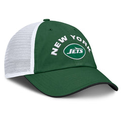 New York Jets Reverse Trucker Adjustable Hat Green/White | Fanatics