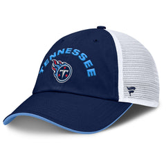 Tennessee Titans Reverse Trucker Adjustable Hat Navy/White | Fanatics
