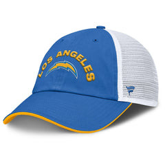 Los Angeles Chargers Reverse Trucker Adjustable Hat Powder Blue/White | Fanatics