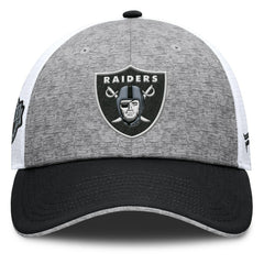 Las Vegas Raiders Option Trucker Adjustable Hat Gray/Black | Fanatics