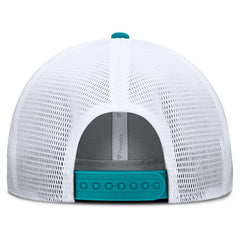 Miami Dolphins Option Trucker Adjustable Hat Gray/Aqua | Fanatics
