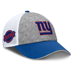 New York Giants Option Trucker Adjustable Hat Gray/Royal | Fanatics
