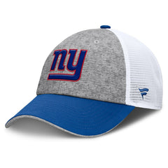 New York Giants Option Trucker Adjustable Hat Gray/Royal | Fanatics