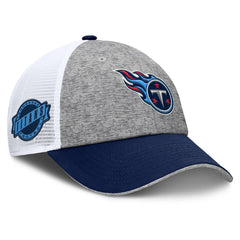 Tennessee Titans Option Trucker Adjustable Hat Gray/Navy | Fanatics
