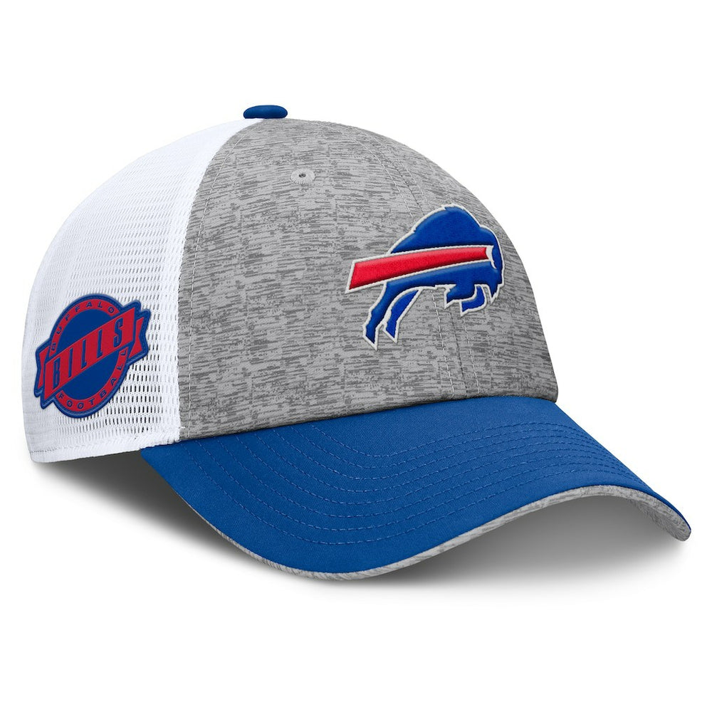 Buffalo Bills Option Trucker Adjustable Hat Gray/Royal | Fanatics