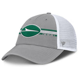 New York Jets Singleback Trucker Adjustable Hat Gray | Fanatics