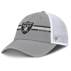 Las Vegas Raiders Singleback Trucker Adjustable Hat Gray | Fanatics