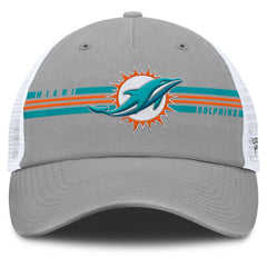 Miami Dolphins Singleback Trucker Adjustable Hat Gray | Fanatics