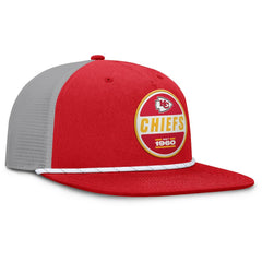 Kansas City Chiefs Edge Rush Trucker Adjustable Hat Red/Gray | Fanatics