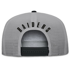 Las Vegas Raiders Edge Rush Trucker Adjustable Hat Black/Gray | Fanatics