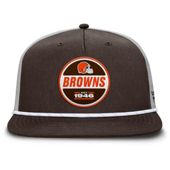Cleveland Browns Edge Rush Trucker Adjustable Hat Brown/Gray | Fanatics