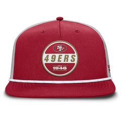San Francisco 49ers Edge Rush Trucker Adjustable Hat Scarlet/Gray | Fanatics