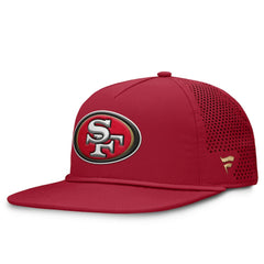 San Francisco 49ers Cryptic Trucker Adjustable Hat Scarlet | Fanatics