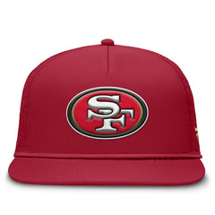 San Francisco 49ers Cryptic Trucker Adjustable Hat Scarlet | Fanatics