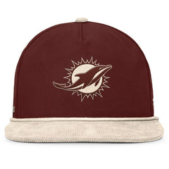 Miami Dolphins NFL Reminisce Golfer Adjustable Hat Brown | Fanatics