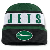 New York Jets Oskie Cuffed Knit Hat Green/Black | Fanatics
