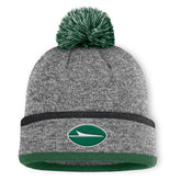 New York Jets Motion Cuffed Knit Hat with Pom Heather Gray | Fanatics
