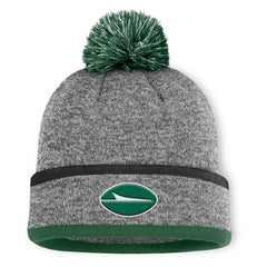 New York Jets Motion Cuffed Knit Hat with Pom Heather Gray | Fanatics