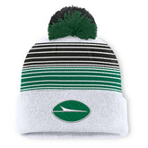 New York Jets Ghost Cuffed Knit Hat with Pom White | Fanatics