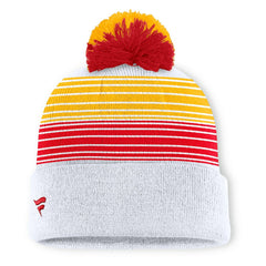 Kansas City Chiefs Ghost Cuffed Knit Hat with Pom White | Fanatics