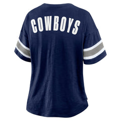 Dallas Cowboys Women's Redzone Curl Route T-Shirt Navy | Fanatics