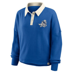 Dallas Cowboys Women's Oversized Hometown Premium Thermal Long Sleeve Shirt Royal | Fanatics
