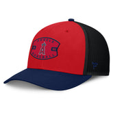 Los Angeles Angels Fanatics Cutoff Adjustable Trucker Hat - MLB