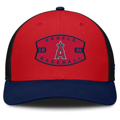 Los Angeles Angels Fanatics Cutoff Adjustable Trucker Hat - MLB