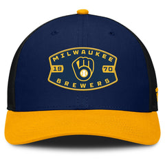 Milwaukee Brewers Fanatics Cutoff Adjustable Trucker Hat - MLB