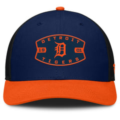Detroit Tigers Fanatics Cutoff Adjustable Trucker Hat - MLB