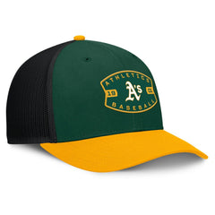 Athletics Fanatics Cutoff Adjustable Trucker Hat - MLB
