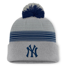 New York Yankees Fanatics Balk Cuffed Knit Hat with Pom - MLB