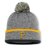 Pittsburgh Pirates Fanatics Backstop Cuffed Knit Hat with Pom - MLB
