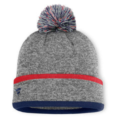 Boston Red Sox Fanatics Backstop Cuffed Knit Hat with Pom - MLB