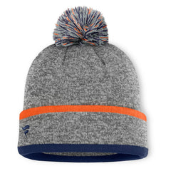 Detroit Tigers Fanatics Backstop Cuffed Knit Hat with Pom - MLB
