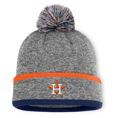 Houston Astros Fanatics Backstop Cuffed Knit Hat with Pom - MLB