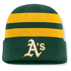 Athletics Fanatics Baseline Cuffed Knit Hat - MLB