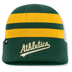 Athletics Fanatics Baseline Cuffed Knit Hat - MLB