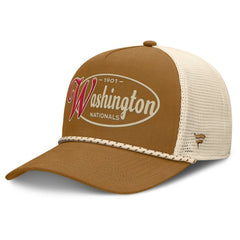 Washington Nationals Fanatics A-Frame Trucker Adjustable Hat - MLB