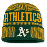 Athletics Fanatics Rotation Cuffed Knit Hat - MLB