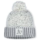 Athletics Fanatics Women's Hangtime Cuffed Knit with Pom - MLB