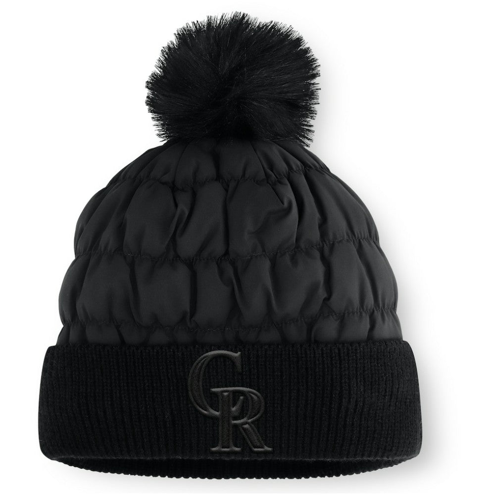 Colorado Rockies Fanatics Nightcap Cuffed Knit Hat with Pom - MLB