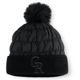 Colorado Rockies Fanatics Nightcap Cuffed Knit Hat with Pom - MLB