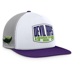 Tampa Bay Rays Fanatics Cranked Foam Front Patch Trucker Adjustable Hat - MLB