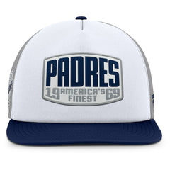 San Diego Padres Fanatics Cranked Foam Front Patch Trucker Adjustable Hat - MLB